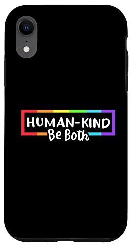 Hülle für iPhone XR LGBTQ-Verbündeter des Gay Pride Month von Human Kind Be Both Both von LGBTQ Pride Month Gender Equality Support Gifts