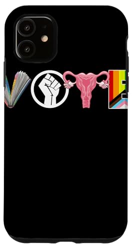 Hülle für iPhone 11 Abstimmungsbücher Faust Eierstöcke LGTBQ Angry Uterus von LGTBQ Angry Uterus clothing