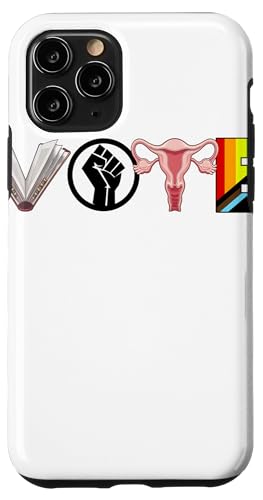 Hülle für iPhone 11 Pro Abstimmungsbücher Faust Eierstöcke LGTBQ Angry Uterus von LGTBQ Angry Uterus clothing