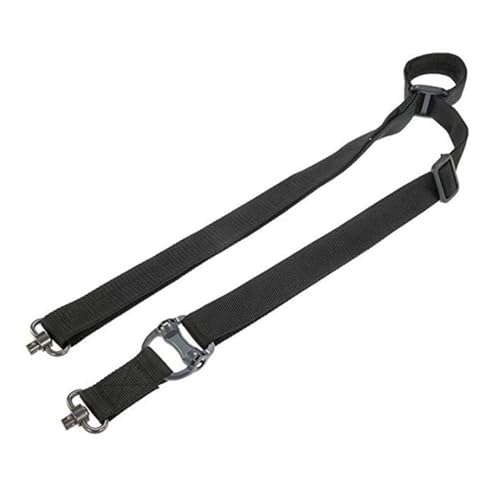 LHYFAGQK Kameragurt taktischer Gurt Aufgabe verstellbar zwei taktische Schlingen Schnellverschluss Outdoor Nylon Soft Strap Leder Kamera Umhängeband von LHYFAGQK