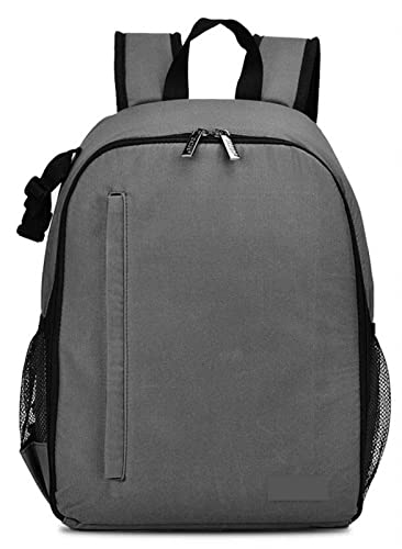 LHYFAGQK Spiegellos Slr Digital Slr Kamera-Rucksack-Foto-Tasche im Freien wasserdicht und kratzfest for Canon Fit for Nikon Fit for Sony Fit for Panasonic Fit for Fuji Fit for Olympus Kameratasche(Gra von LHYFAGQK