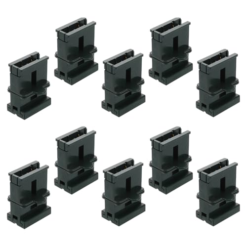 LIFKICH 20St Steckdose Adapter stromstecker Stecker Set steckverbindung Sicherheitsstecker Stecker Buchse Steckernetzteil Vampir-Clips Stecker für Weihnachtsbeleuchtung Eisen Green von LIFKICH