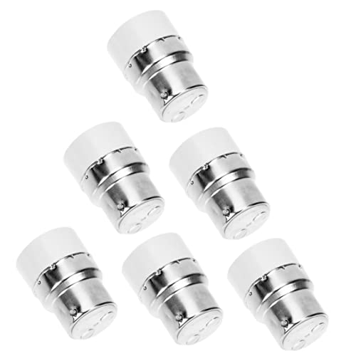 LIFKOME 6Stücke Glühbirnenadapter Hochtemperaturbeständiger Sockelkonverter Für LED Und Halogenlampen Sicherheitsadapter Für Büro Zuhause LIFKOME 6Stücke Glühbirnenadapter Hochtemperaturbeständiger Sockelkonverter Für LED Und Halogenlampen Sicherheitsadapter Für Büro Zuhause von LIFKOME