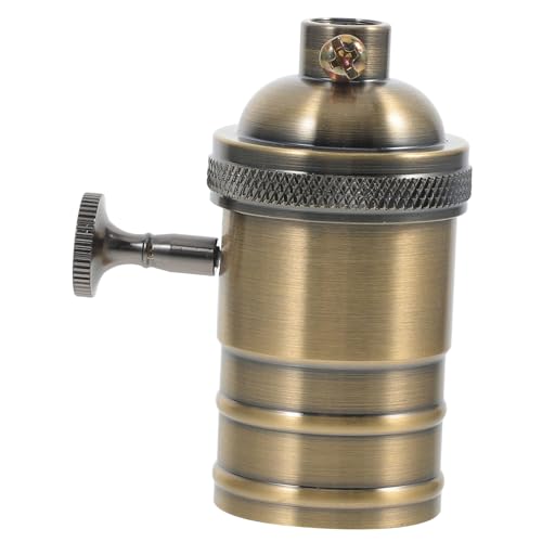 LIFKOME Vintage Lampenfassung Leichte Metallbasis für Deckenlampen Einsetzbar für DIY Projekte Retro Design Stabil und Langlebig Kompatibel mit Glühbirnen LIFKOME Vintage Lampenfassung Leichte Metallbasis für Deckenlampen Einsetzbar für DIY Projekte Retro Design Stabil und Langlebig Kompatibel mit Glühbirnen von LIFKOME