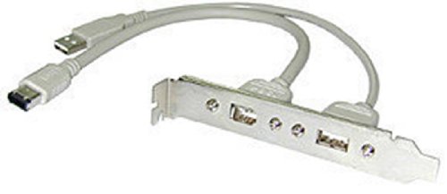 Lindy USB / FireWire Slotblechadapter von LINDY