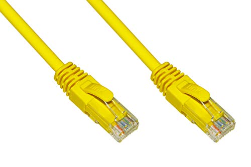 LINK Netzkabel Kategorie 6A Nicht geschirmt UTP AWG24 Farbe gelb halogenfrei 15 m von LINK