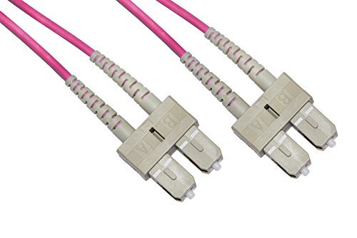 LINK lkscsc4505 Optische Faser Kabel SC zu SC Multimode Duplex OM4 50/125, 5 mt von LINK