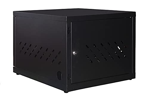 LKSCA163 Schrank mit 16 Notebooks oder Tablets, Farbe Schwarz, mit DREI Mehrfachsteckdosen mit 16 USB-Anschlüssen, 5 Volt, 3,4 A und 6 Ports, 220 Volt, universell für Italienisch/Schuko. von LINK