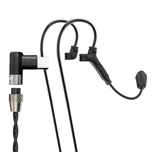 Linsoul CVJ Hato Esports Gaming-Kabel mit verstellbarem HD-Mikrofon, schnelle Übertragung, abnehmbare Gaming-Kopfhörer, IEMs-Kabel, Ersatz für Konoka (Typ-C, mit Mikrofon) von LINSOUL