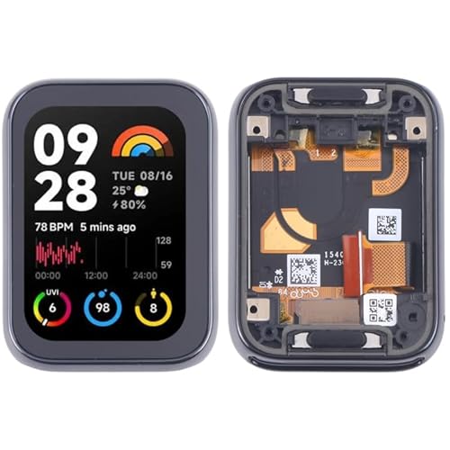 Smartwatch Ersatzteile für Xiaomi Mi Band 8 Pro LCD Bildschirm Digitizer Vollmontage mit Rahmen Smartwatch Ersatzteile von LIQC