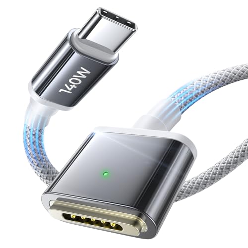 LISEN USB C auf für Magsafe 3 Ladekabel [2M 140W] Mcacbook Ladekabel Laptop-Zubehör Schnelllade für Macbook Air M2 M3 2023/2022,Ladekabel MacBook Pro 13 2023(M3,M2,14-16 inch),Macbook Ladegerät Kabel von LISEN