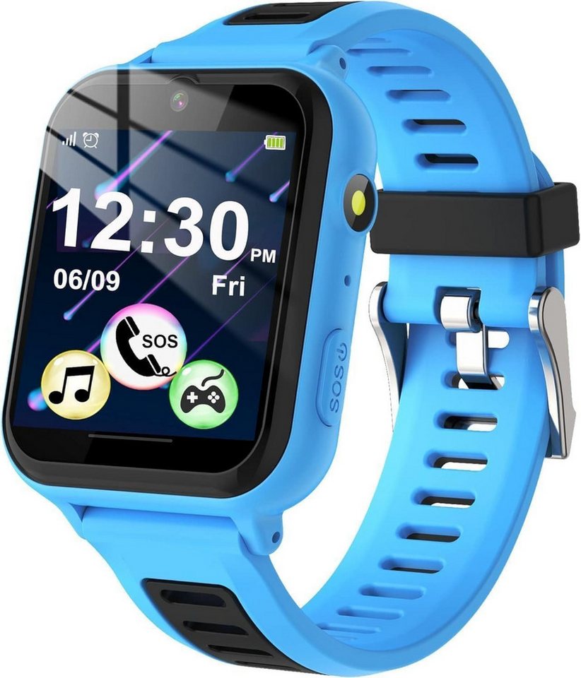 LITEYPP Telefon Kinder's Anruf SOS Smartwatch, Mit Tiefer Bass, Wasserdicht Ohrhörer, Touch Control von LITEYPP