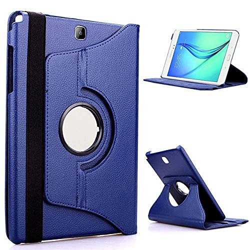 LIUCHEN TablethüllePU-Leder S2 8.0 SM-710 Tablet Hülle Smart Magnet für Samsung Galaxy Tab S2 8.0 " T710 T715 T719 Wach-/Schlafschutz,Für T710 Deep Blue von LIUCHEN