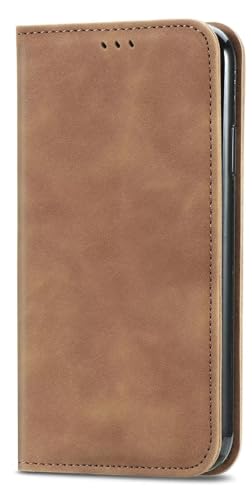 LIUZIHAN Hülle für Asus Zenfone 9. [Kartenfach] PU Leder Flip Wallet, mit Standfunktion, Schutzhülle handyhüllen für Asus Zenfone 9.Braun von LIUZIHAN