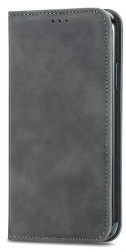 LIUZIHAN Hülle für Samsung Galaxy C55 5G. [Kartenfach] PU Leder Flip Wallet, mit Standfunktion, Schutzhülle handyhüllen für Samsung Galaxy C55 5G.Grau von LIUZIHAN