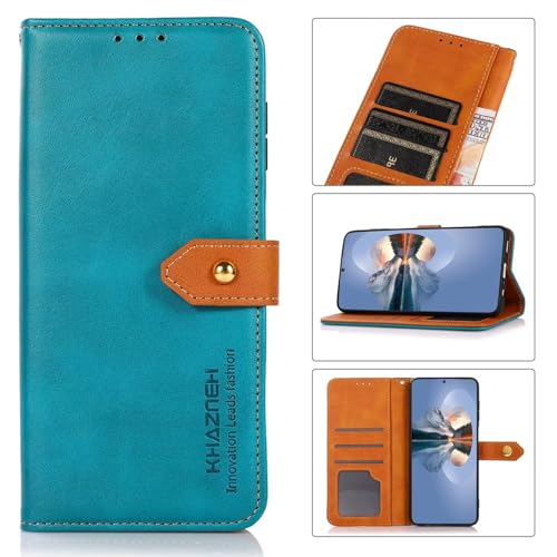 LIUZIHAN Hülle für TCL 403. [Kartenfach] PU Leder Flip Wallet, mit Standfunktion, Schutzhülle handyhüllen für TCL 403.Blau von LIUZIHAN