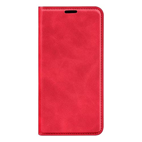 LIUZIHAN Hülle für Xiaomi Redmi Note 14 5G. [Kartenfach] PU Leder Flip Wallet, mit Standfunktion, Schutzhülle handyhüllen für Xiaomi Redmi Note 14 5G.Rot von LIUZIHAN