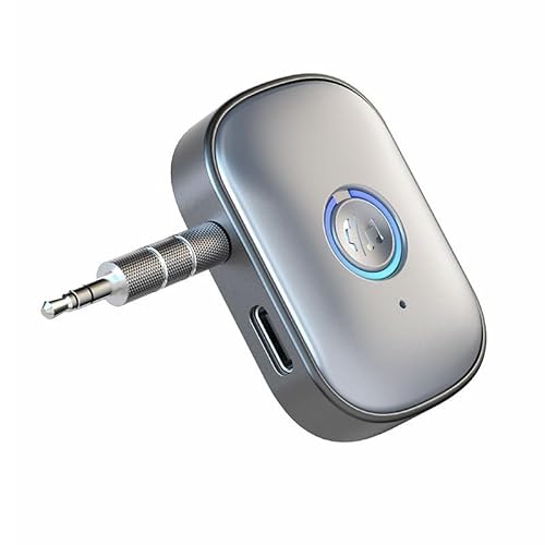 Bluetooth 5.3 Adapter Auto, Aux Bluetooth Adapter Klinke 3.5mm, Hi-Fi Stereo Musik KFZ Bluetooth Empfänger für Auto, Zuhause, Kopfhörer und Lautsprecher von LIWEARE