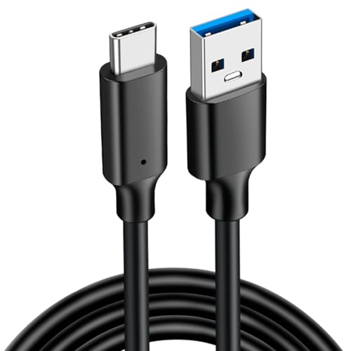 LIWEARE USB3.2 10Gbps Kabel USB A auf Typ C Datenübertragungskabel Typ C für Handy SSD Festplatte 3A 60W QC 3.0 Schnellladekabel USB C Datenkabel von LIWEARE