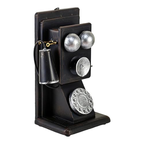 Kreatives Retro Telefonmodell Metallhandwerk Vintage Rotary Phone Statue Für Nostalgics Home Decors Und Schreibtischverzierung von LIbgiubhy