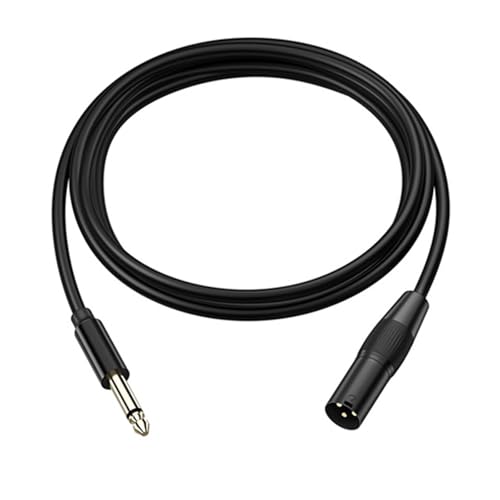 LIbgiubhy 3Pin Mikrofon Verlängerung Kabel Adapter 3Pin Stecker Auf 6 35mm Stecker Mikrofon Anschlüsse Für Lautsprecher Mixer Verstärker von LIbgiubhy