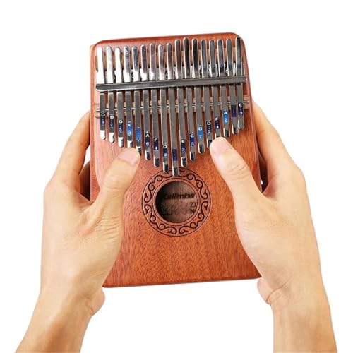 Kalimba Instrument 17 Schlüssel Kalimba DIY Teile Set Daumen Finger Klavier Schrapnell Stimmhammer Kit Musikinstrument Zubehör von LJERFSW