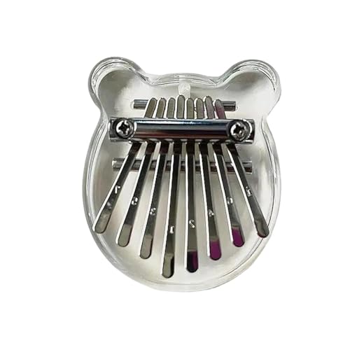 Kalimba Instrument 8 Tasten Mini Kalimba Exquisite Finger Daumen Klavier Marimba Musical Gutes Zubehör Anhänger Geschenk(Style 1) von LJERFSW