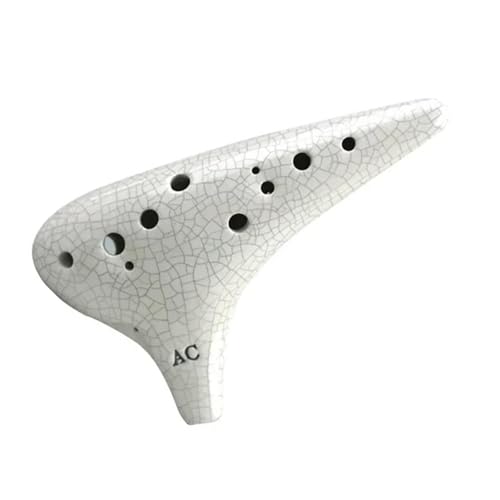 Starter Okarina Blasinstrument 12 Löcher Keramik Ocarina Alto C Key AC Ocarina Of Time Professionelle Musikinstrumente Geschenk(Style 7) von LJERFSW