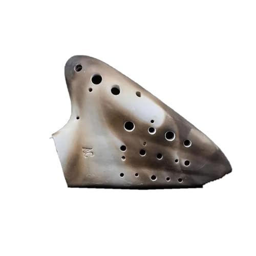 Starter Okarina Blasinstrument 16 Löcher Alto C Key AC Triple Ocarina Professionelle Musikinstrumente Keramik Ocarinas(Brown) von LJERFSW