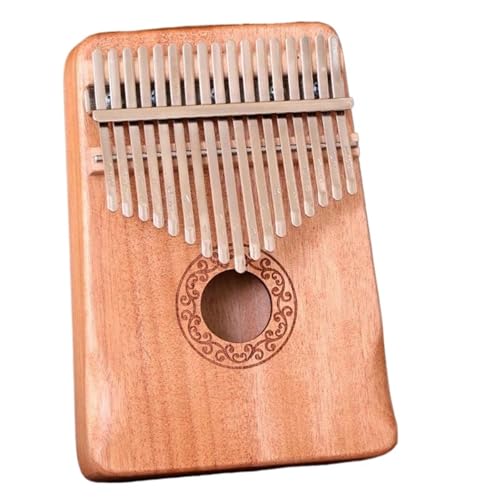 Kalimba Kalimba 17 Tasten Akazie Und Mahagoni Daumen Klavier Finger Musikinstrument Mini Tragbar Für Anfänger(Brown) von LJRRTYQ