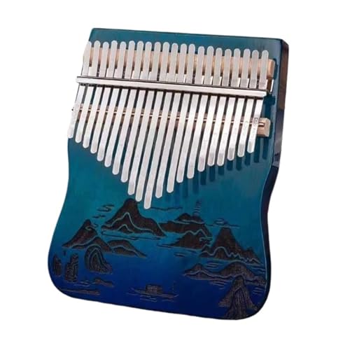 Kalimba Kalimba Massivholz 17 Tasten Anfänger Kalimbas 21 Tasten Professionelle Musik Tastatur Finger Klavier Instrumente(21 keys) von LJRRTYQ