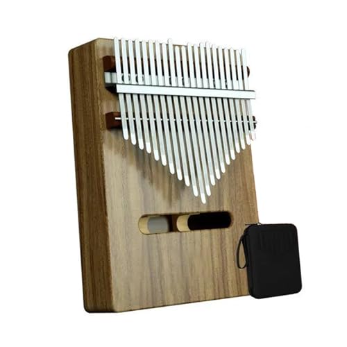 Kalimba Kalimba Musikinstrument Finger Qin Kalimba 21 Tasten Professionelles Tragbares Klavier Kleine Musikinstrumente(Walnut) von LJRRTYQ