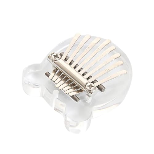 Kalimba Mini Finger Klavier Acryl 8-Ton Kalimba Hand Klavier Tastatur Instrument Für Erwachsene Anfänger(Style 2) von LJRRTYQ