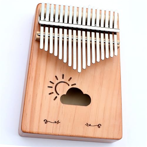 Kalimba Pine Daumen Klavier 17-Ton-Finger Klavier Kalimba Tragbares Musikinstrument Finger Klavier(Style 44) von LJRRTYQ