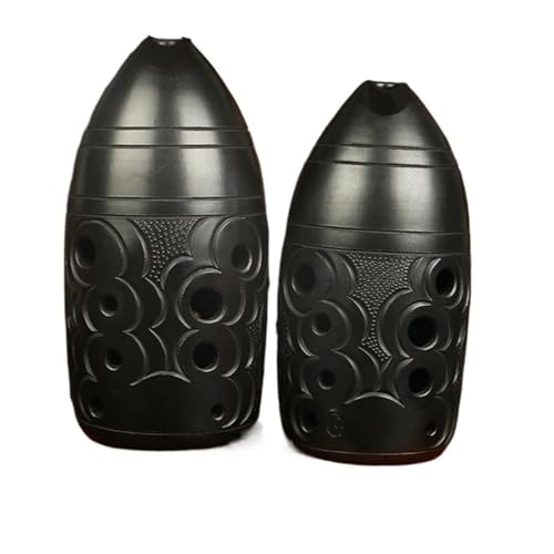 Okarina 10 Löcher Doppelkammer Xun Ocarina EG Tone Schwarze Keramik Handgefertigte Xun Professional Ocarina Geschenke(G Note) von LJRRTYQ