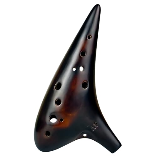 Okarina 12-Loch Smoked AF Alto F-Ton-Ocarina-Instrument Auf Leistungsniveau von LJRRTYQ