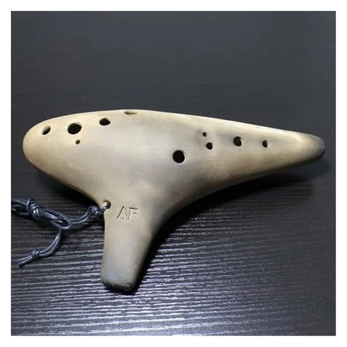 Okarina 12 Löcher Keramik-Okarinas SC/AC/AF Tone Ocarina Of Time Professionelle Musikinstrumente(AF) von LJRRTYQ