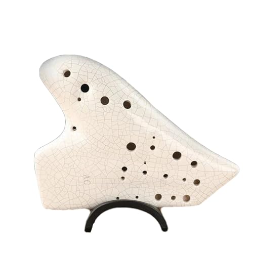 Okarina 3-Röhren-Keramik-Ocarina Alto C Key AC Smoked Triple Ocarina Music Professionelle Musikinstrumente(Style 3) von LJRRTYQ