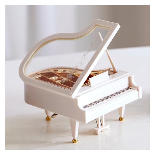 Ornamente Für Musikinstrumente 14 Cm Mini Kreative Klavier Spieluhr Spieluhr Ornamente Heimdekorationen(A) von LJRRTYQ