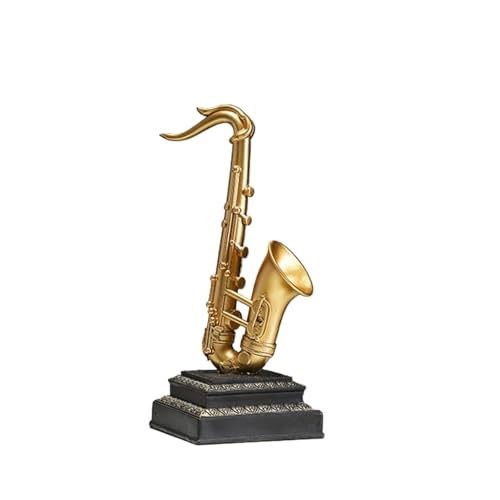 Ornamente Für Musikinstrumente 28 X 11,5 Cm Modern Schlicht Wohnzimmer Weinschrank Musikinstrument Saxophon Heimdekoration Kunsthandwerk von LJRRTYQ