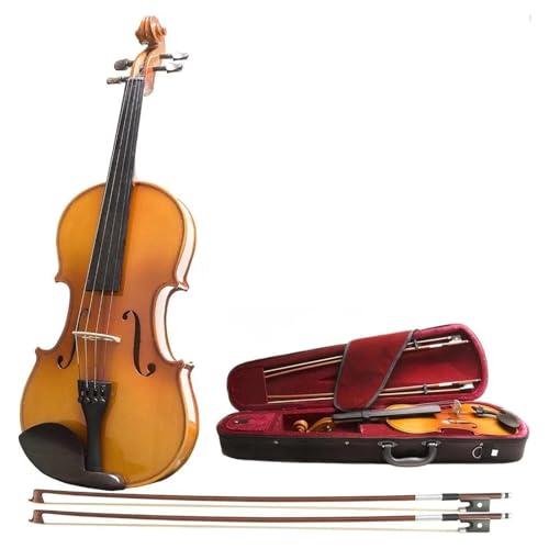 Violine Violininstrument 4/4 Akustische Violine Mit Bogenetui Stimmgerät Metronom Und Zusätzlichen Saiten Anfängervioline von LJRRTYQ