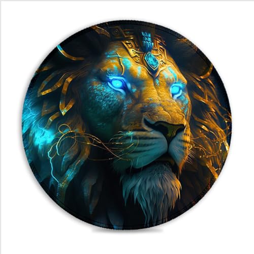 Gaming Mouse Pad The King of All Portable 25x25cm Cloth Gaming Mouse Pad Stitched Edge Non-Slip Base 360° Smooth Tracking for Esports, Compact for Travel Gaming Setup von LJSPTU