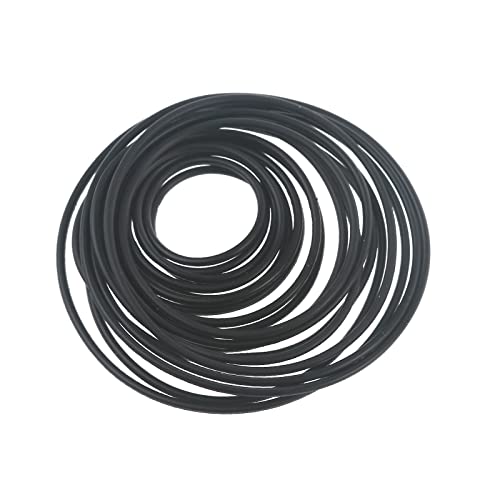 Ersatzband für Plattenspieler, Gummi, 1,5 mm, 20 Stück von LLHCF