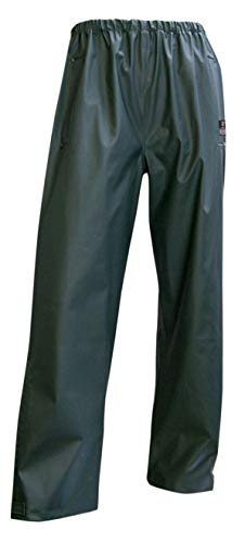 LMA Workwear 1252 TONNERRE Semi-PU Wasserdicht Regenhose, Größe S, Khaki von LMA Workwear