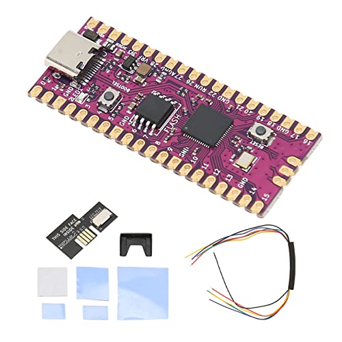 für Pi Mikrocontroller Board, mit SD2SP2 Sdload SDL Adapter, Flexibles Dual Core 264 KB ARM M0 Prozessor Mikrocontroller Board, 16 MB(Schwarz) von LMOLING