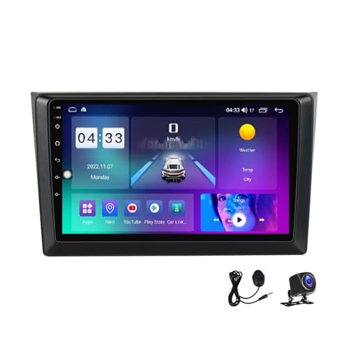 LMPlus Android 13 Autoradio Bluetooth Car-Play Mit 9 Zoll Touchscreen Kompatibel Mit Mazda CX-9 2006~2016 Multimedia Navigation Radio Unterstützt DSP/USB/4G/RDS FM Audio Player,M500S 8core 4G+64G von LMPlus