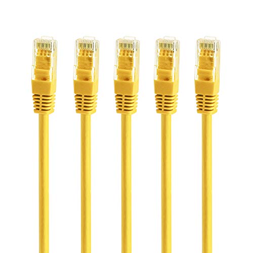 LMS DATA Ethernet Cat 5 RJ45 UTP Patchkabel, Cat 5 E LAN 10/100/1000M Bit/s Kabel geeignet Gigabit 1000Base-T für PoE, CCTV Computer, Router Internet für Büro und Industrie von LMS DATA