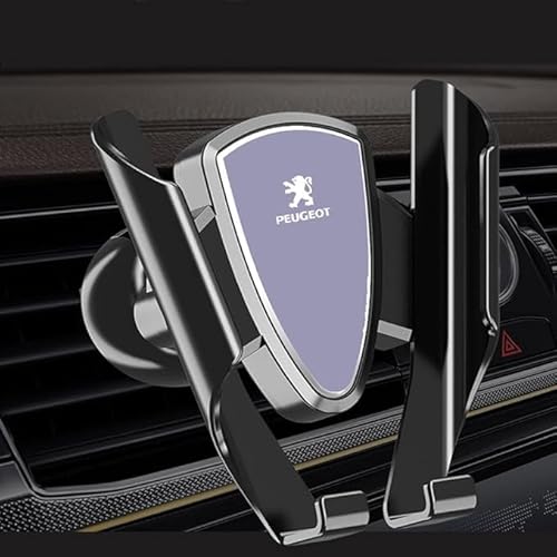 LMYSLCDW Auto Smartphone Halter für Peugeot RCZ 2011-2023,Drehbar Anpassen Hochstabile Auto Lüftung Handyhalterung Accessoires,Purple von LMYSLCDW
