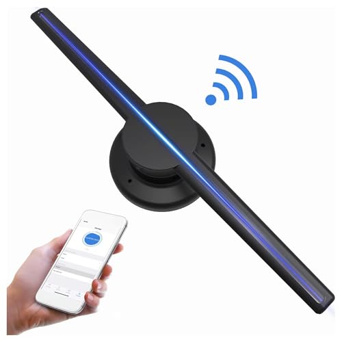 3D-Hologramm-Fächer 42cm 2 Klingen Mit SD WiFi-Funktion 3D Hologramm Projektor 3D Werbung Ausrüstung 16GB 3D Hologramm Fan Werbung Ausrüstung von LNHHG