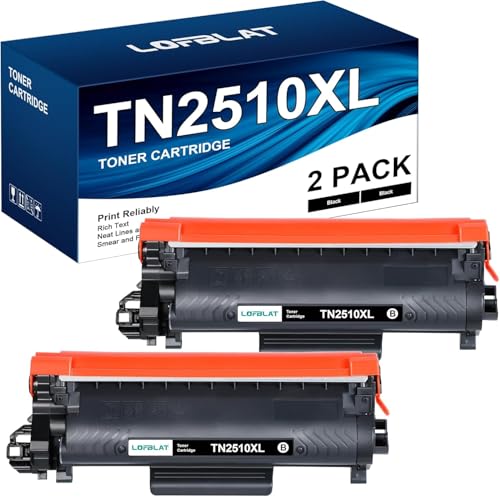 LOFBLAT TN2510 XL Toner TN-2510XL Ersatz für Brother TN2510XL Toner für Brother TN-2510XL MFC-L2835DW HL-L2400DW Toner MFC-L2800DW DCP-L2620DW MFC-L2860DW DCP-L2660DW DCP-L2627DW (TN2510XL, Schwarz) von LOFBLAT